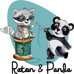 Raton et Panda, la mascotte de l'atelier couture
