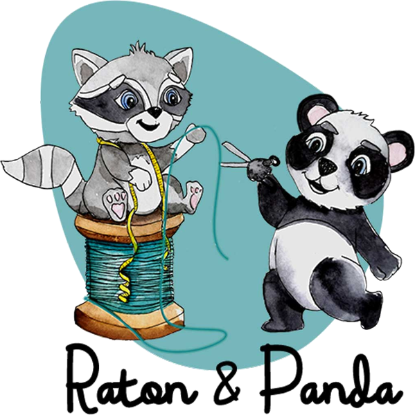 Raton et Panda, la mascotte de l'atelier couture